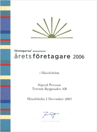 Årets företagare, 2006