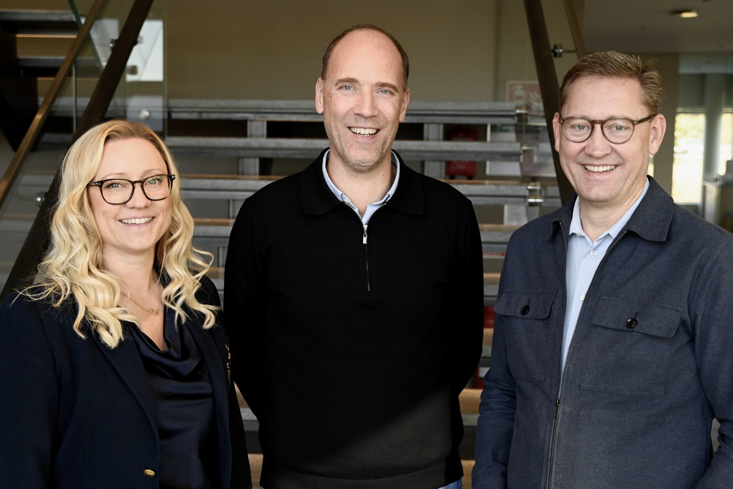 Ewa Wellander, Fredrik Persson, Göran Persson. Ägare Tectum Byggnader AB,